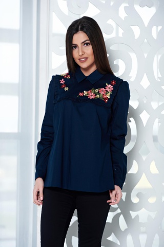 Camasa LaDonna Flourished Moment DarkBlue