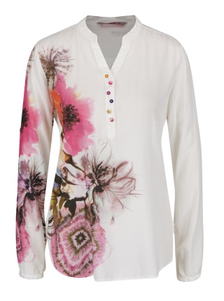 Camasa crem Desigual Butterfly