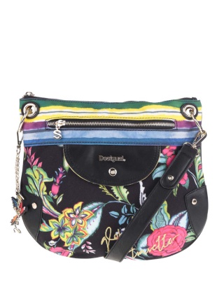 Geanta crossbody neagra Desigual Brooklyn Cancun