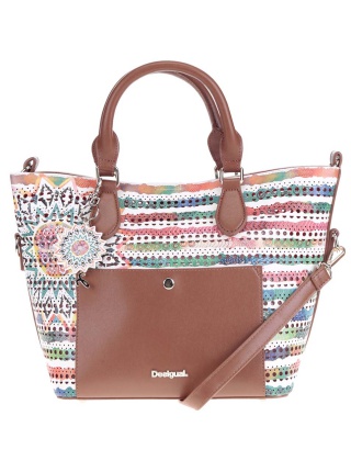 Geanta shopper multicolora Desigual Florida