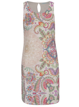Rochie crem Desigual Lagrima Valkiria