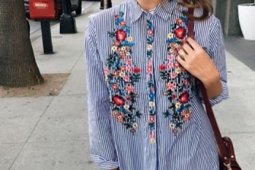 Camasile de dama cu broderie florala sunt must have primavara aceasta ߩ vezi de unde le poti cumpara!