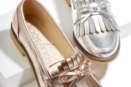 Pantofi fara toc pentru femei din piele naturala pentru primavara-vara 2025