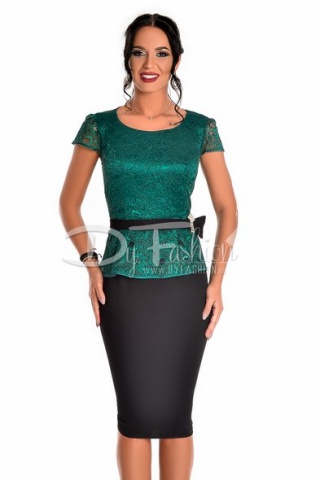 Rochie Margaret Verde Midi