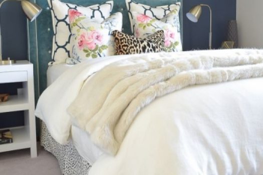 Lenjerii de pat din bumbac satinat pentru un dormitor modern