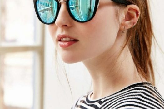 Ochelari de soare cu lentile oglinda si rama metalizata ߩ modele ieftine disponibile online