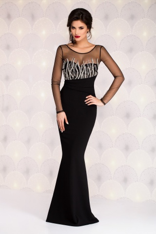 Rochie Illusion Neagra