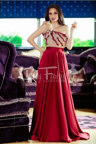 Rochie LaDonna Azalea Bordo De Lux