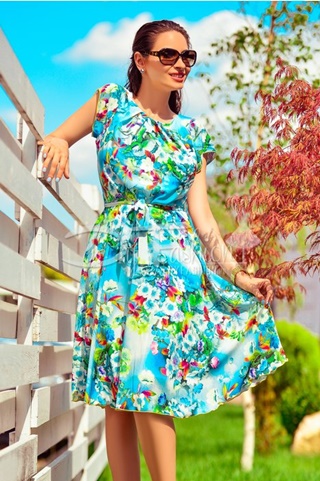 Rochie Missa Bleo cu Imprimeuri