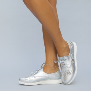 Pantofi Casual Star Argintii