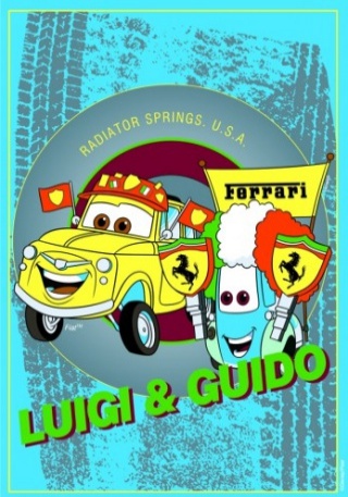 Covor Disney Kids Cars Luigi & Guido