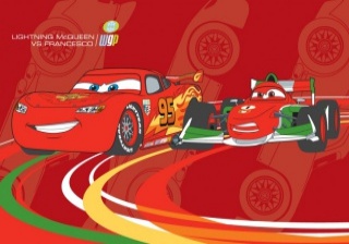 Covor Disney Kids Cars McQueen Drift