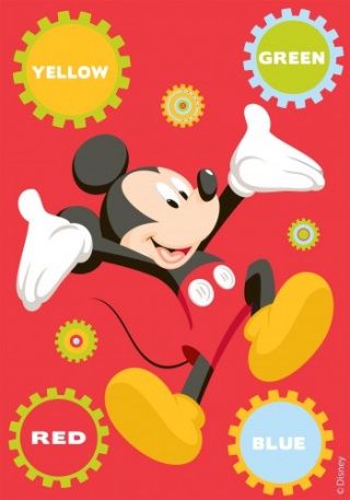 Covor Disney Kids Mickey Colors