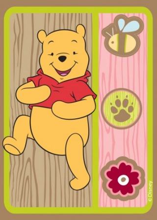 Covor Disney Kids Winnie Brown