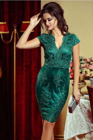 Rochie Ariela de Seara Verde Smaralad