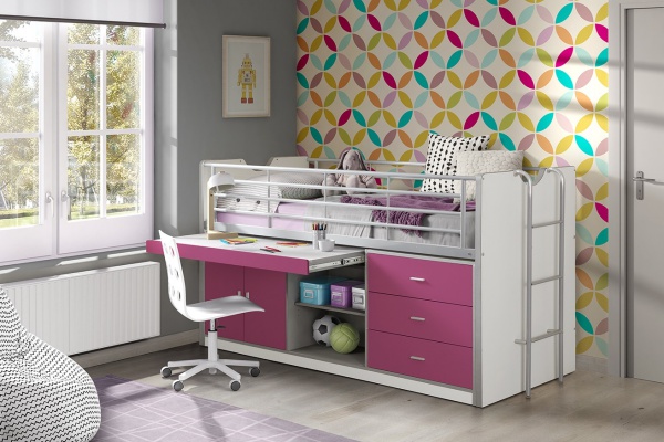 Pat pentru copii Bonny White : Fuchsia