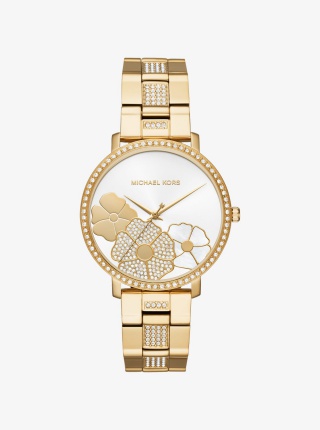 Jaryn Pavé Gold-Tone Watch