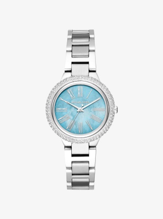 Mini Taryn Pavé Silver-Tone Watch