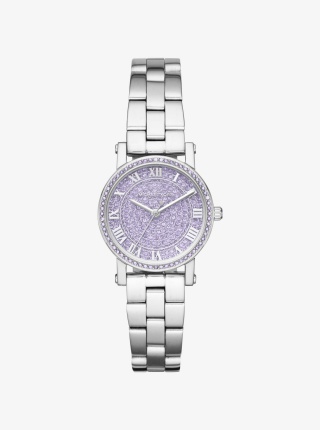 Petite Norie Pavé Silver-Tone Watch