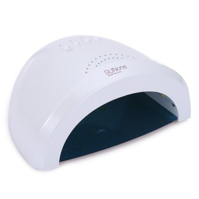 48W Manicure Tool UV LED Phototherapy Nail Gel Lamp - EU PLUG WHITE
