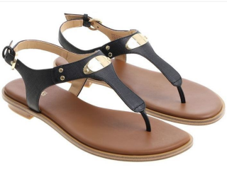 Michael Kors Black Mk Sandals