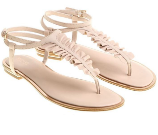 Michael Kors Powder Pink Flip Flop Sandals