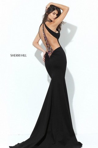 Rochie Sherri Hill 50594 Black
