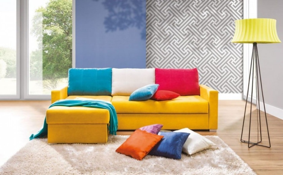 Coltar extensibil Twist cu sezlong pe dreapta