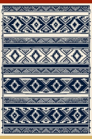 Covor Jasmin Navy Blue
