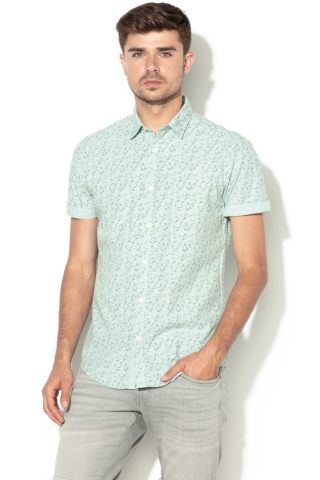 Esprit Camasa slim fit cu imprimeu abstract