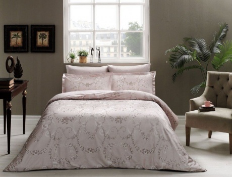 Lenjerie de pat dublu TAC satin de lux, Doran