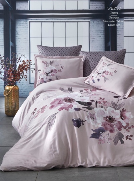 Lenjerie de pat dublu satin de lux, Club Cotton, Werco