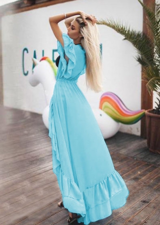 Rochie Pareo Caraibe Bleu