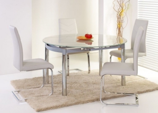 Set Masa Nestor Grey + 4 scaune K106