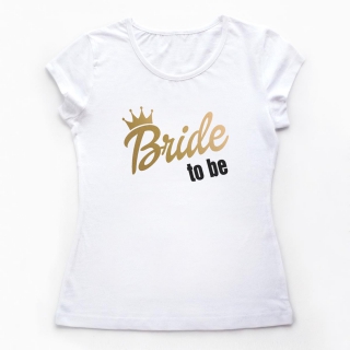 Tricouri petrecerea burlacitelor Going Bride – gold