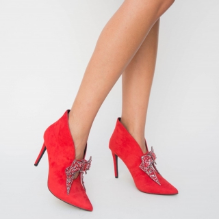 Botine Snaki Rosii