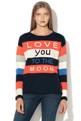EDC by Esprit Pulover in dungi cu model text