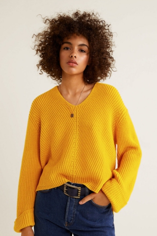 MANGO - PULOVER FOLD