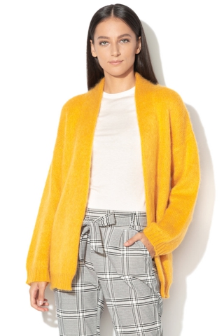 United Colors of Benetton Cardigan fara inchidere din amestec de mohair