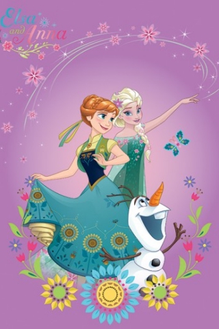 Covor Disney Kids Princess Elsa & Anna II