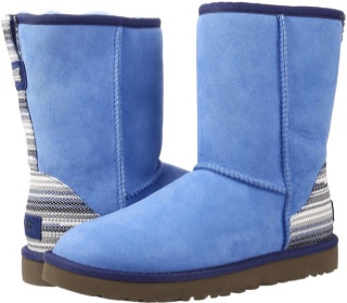 UGG Classic Short Serape blue