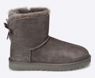 UGG - PANTOFI MINI BAILEY BOW II gri