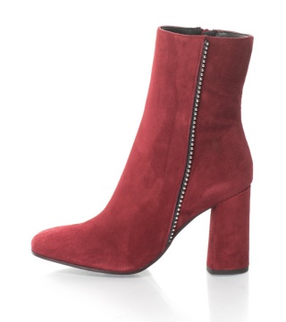 Zee Lane Collection Botine de piele intoarsa cu accente metalice