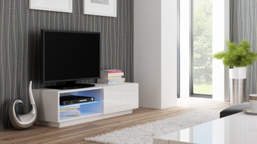 Comoda TV din MDF Livo RTV-120S White