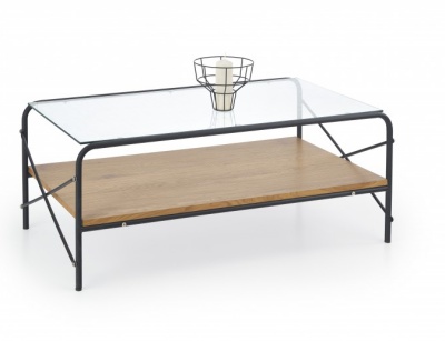 Masa de cafea din MDF si sticla Christina