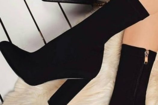 Botine de dama elegante cu toc inalt ߩ modele ieftine care se poarta in 2025