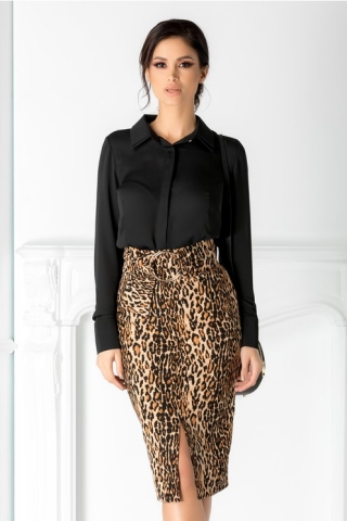 Camasa Mona neagra eleganta