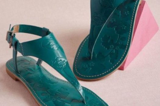 Sandale cu talpa joasa din piele naturala ߩ modele de dama ieftine pentru vara 2025
