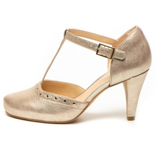 Clarks Pantofi de piele cu bareta T Dalia Leah