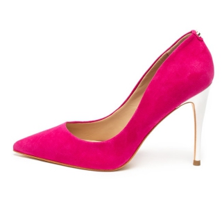 Guess Pantofi stiletto de piele intoarsa cu varf ascutit